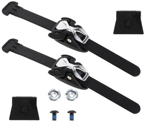 FUNOMOCYA 2 Ensembles Sangles de Rechange pour Patins à Glace et Roller Lot Boucles Ajustables et Vis Renforcées Accessoires pour Patins Ligne Rollers et Chaussures VTT