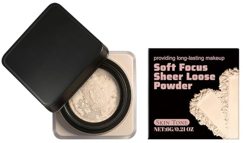Sciolta Fondotinta Fluidificante Anti-Sudore con Effetto Levigante | Polvere Fissante per Trucco per Donne Principianti e Appassionate di Bellezza per Quotidiano e Casa