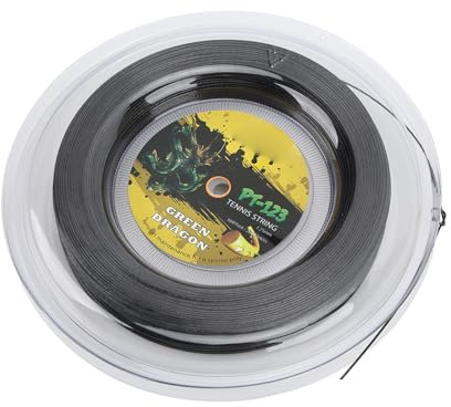 CHICIRIS Tennissnöre Polyester Tennisracket Strängrulle 200 M 1,25 Mm 17 Gauge Räfflad Yta Dubbla Räfflade Kontroll Spinnspänningsretention för Daglig Amatörträning