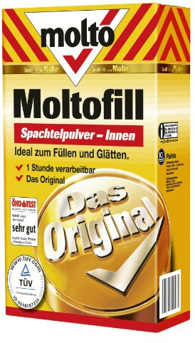 Molto 5087724 Moltofill Spachtelpulver Innen, 2 kg