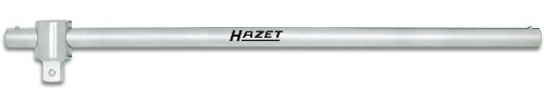 Hazet Schiebestück, mit Drehstange 1115/2, 1 Zoll (25 mm) Vierkant | Abtrieb 1 Zoll (25 mm) Vierkant massiv, Chrom-Vanadium, verchromt, poliert, DIN 3122, Länge 700 mm, 3542 g