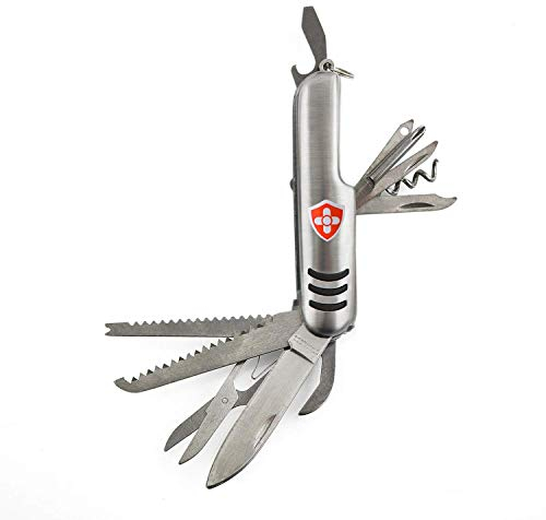 Taschenmesser aus Edelstahl mit 11 Multi-Funktionen zum Alltag und Outdoor