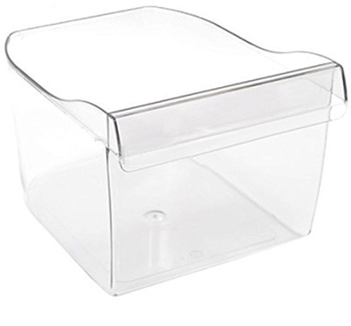 SPARES2GO Salad Bin Square Crisper Drawer Box for Baumatic Fridge Freezer