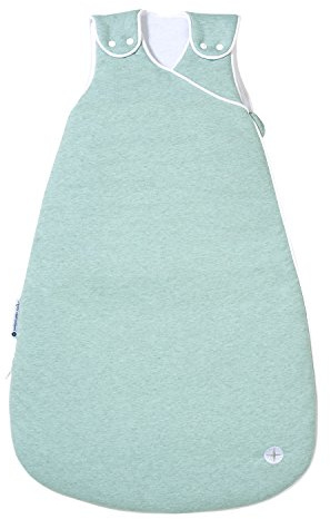 nordic coast company Baby Schlafsack Neugeboren 60cm | Baby Mint Grün | Ganzjahres Neugeborenen Schlafsack 2.5 tog für 18-21° Raumtemperatur | Super Baby Geschenk