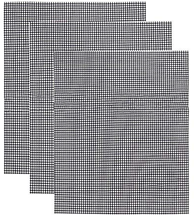 Tapis Grillage,Maille de Barbecue non Baton Maille de Grillade Durable Resistant a la Chaleur Facile a Nettoyer pour Griller la Viande, Legumes, Fruits de mer, Cuisson,Cuisson,Four (40 * 30)