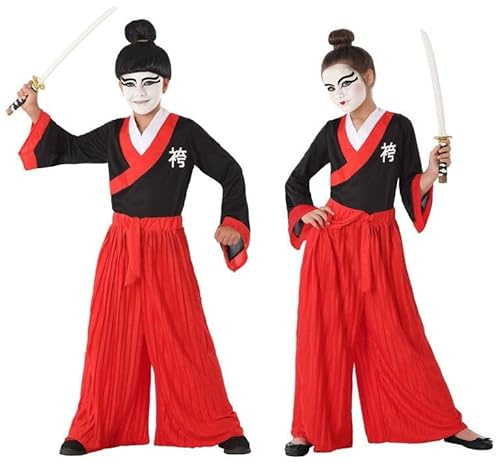 Atosa japansk samurai kostym barn 5 till 6 år
