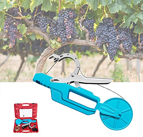 Legatrice per piante elettriche, strumento per legare la vigna, strumento per legare la vite per piante da giardino, macchina per legare il nastro da giardinaggio per fiori di verdure di pomodoro