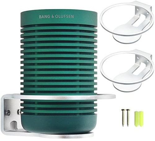 Für Bang & Olufsen Beosound Explore Halter Bang & Olufsen Beosound Explore Wandhalterung Ständer Zubehör mit integriertem Kabelmanagement,Smart Home Lautsprecher Zubehör Rack (Silbrig,YT) 2PCS