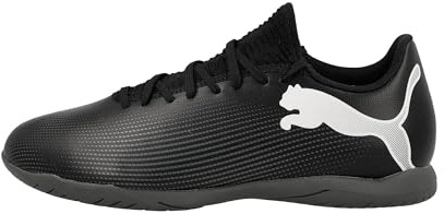 Puma Herren Future 7 Play Turf Trainer Fußball-Stollen Sneaker, Schwarz/Weiß, 43 EU