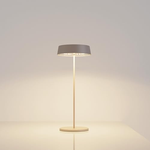 Palmina 901, Led Tischlampe Dimmbar,4400mah Led Tischlampe Kabellos,IP54-Schutz,Lampe Für Den Innen-/Außenbereich,Geeignet Für Abendessen,Lesen, Schlafzimmer,Garten Und Vieles Mehr