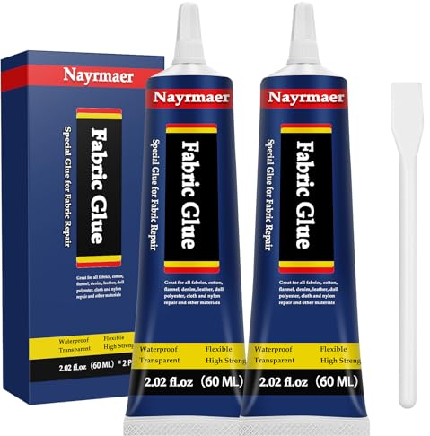 120ml Fabric Glue, Strong Material Glue for Clothes, Fabric, Upholstery, Textile and Felt