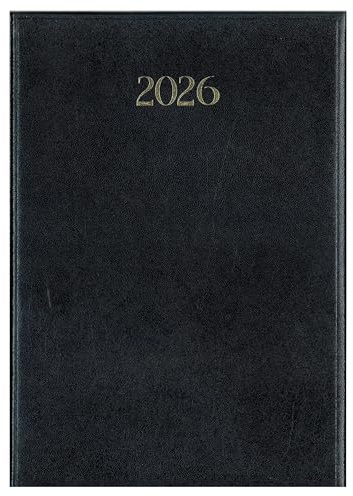Tageskalender Notabene A4 Jahr 2026 21 x 29,7 cm Samstag und Sonntag getrennt Madrid AG00MA (Blau)
