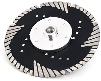 Solidure Disque à tronçonner diamanté 180 mm avec bride M14 pour pierre de granit, béton, trottoir, pierre naturelle et artificielle