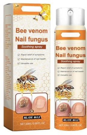 Siero per unghie e unghie dei piedi, per veleno d'api, per la cura delle unghie, per la salute dei piedi e delle unghie (1)