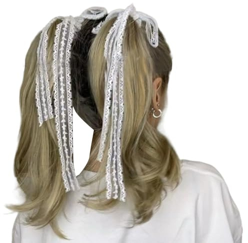 Elegante Spitzenbänder, Haargummi, hohe Elastizität, bequemes Haarband für verschiedene Frisuren und Anlässe, bequemes Haarband