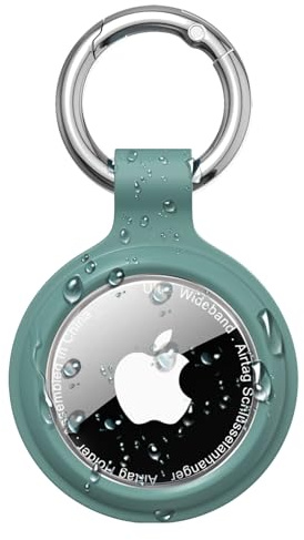 PESTON AirTag Nyckelring, IP67 Hållare för Apple AirTag 1 och 2