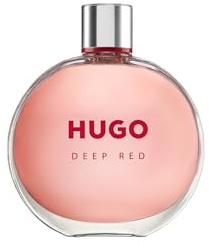 HUGO Deep Red - New Packaging - Eau de Parfum for Her – Ambery Clementine, Freesia & Sandalwood – Long-Lasting Fragrance - 75ml