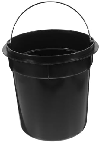 IMIKEYA Inserto 5l Redondo de Revestimiento Cubo de Basura para Negro