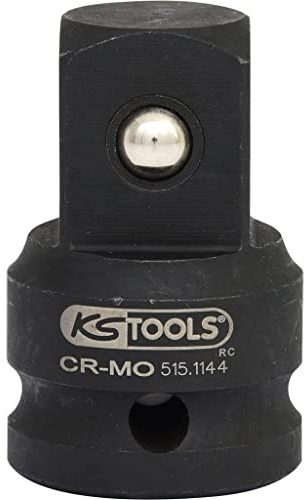 KS Tools 515.1144 Augmentateur À Chocs, Adaptateur De Douille 1/2'' - 3/4'' - Pour Tournevis Manuel, Clé Perceuse, Clé À Percussion - En Chrome Molybdène