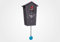 KooKoo Birdhouse Noir, Horloge Murale avec 12 Chants des Oiseaux Enregistrement naturels ou Coucou Horloge Coucou Design Moderne avec Pendule