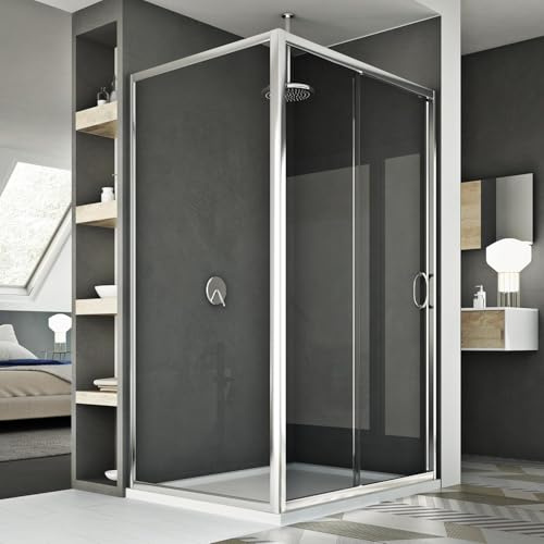 Cabine Douche 90x120 CM H185 transparent modèle Replay Duo 1 Portillon
