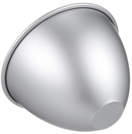 HEMOTON Moule à gâteau en métal aluminium - Demi cercle - Princesse poupée robe cake pan - Moules à gâteau pour la cuisine, la pâtisserie, le mariage, l'anniversaire, Pâques, les fêtes - Argenté