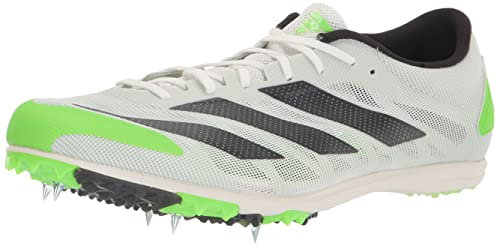 Adidas Adizero XCS Zapatillas de Atletismo para Unisex Adulto, Blanco/Night Metallic/Solar Green, 30.0~32.0 cm