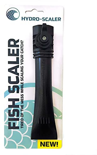 HydroScaler Fish Scaler - Water-Powered Fish Scale Remover - Durable Fish Descaler Tool - No Mess - Easy to Use Fish Cleaning Tools - Modern Fish Scale Scraper for Home, Commercial Use