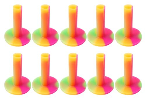 MiOYOOW 10 Stück Gummi Golf Tees, Golf Trainings Tees, Gummi Wintertees Gummi Driving Range Tees für Das Golf Übungstraining Im Innen und Außenbereich