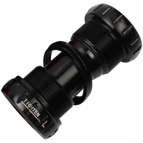 DAZZLEEX Tretlager, MTB Rennrad BB Tretlager 68mm-73mm Ceramicseal Lager (schwarz)