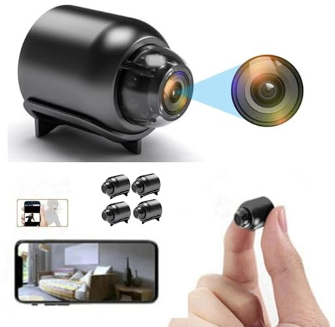BSLVWG Mini Camera,1080P WiFi Cam Mini Baby Camera Home Security Camera Micro Small Monitor Video Cameras with Motion Detection App Control