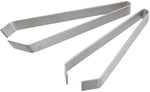 Dewocke 2 Stück Küchenpinzette Edelstahl, Küche Pinzette und Gräten Pinzette, Fischgrätenzange, Fischpinzette für gräten, Fischgrätenpinzette, Grätenpinzette, für Koch, Meeresfrüchte, Geflügel