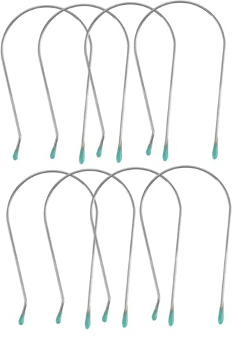 VALICLUD 8pcs U Shaped Electric Heating Hair Roller Clips Hot Roller Clamp Replacement for DIY Hairstyling Compact Design for