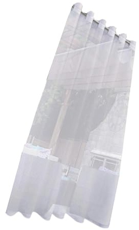 MARCBUSE Cortinas impermeables para exteriores, diseño de ojales, impermeables, para patios, cenadores, impermeables, gasa