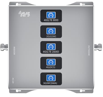 Amplificador de Señal Móvil, Repetidor gsm 2G 3G 4G LTE, Multibanda 1/3/7/8/20, Compatible con Todas Las Operadoras