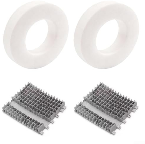 Kletterbürste und Ring Set für Dolphin Plus DX5 Plus M400 Poolreiniger zur Hilfe bei der Reinigung von Ecken und Wänden (4 Stück)