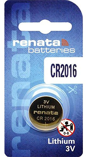 Renata CR2016 pile bouton 3 V/Lot de 4