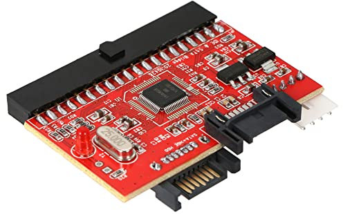 Aglow.it Adattatore Hard Disk Sata Ide C031, CONVERTITORE Scheda BIDIREZIONALE da IDE a SATA e da S-ATA ad IDE ATA