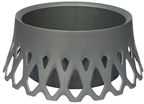 Plastia Roseta Grabschale Schale mit Bewässerung silber 30cm Durchmesser, 2L Wasserspeicher, 1606933093