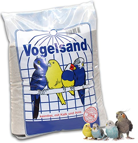 25 kg Vogelsand mit Kalk und Anis