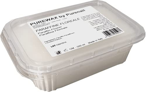 Paraffina floreale al gelsomino, 1 panetto da 500 ml, da riscaldare, per la cura di mani e piedi