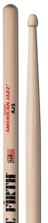 Vic Firth American Jazz Series Drumsticks - 5 - Wood Tip