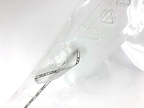 100 C4-Folienversandtaschen, Adhäsionsverschlussbeutel, Folienbeutel, Klappenbeutel, für A4-Formate, Abziehstreifen, transparent