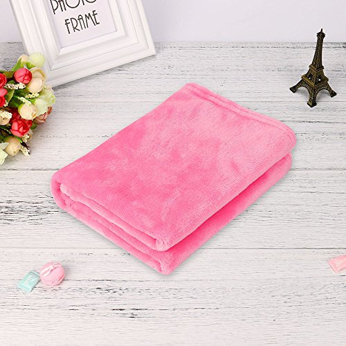 Colorful Decke Fleecedecke Kinderdecke, Micro Plüsch Fleecedecke, Super Weich Warm,Decke für Kinder (Rosa, 100 x 140 cm)