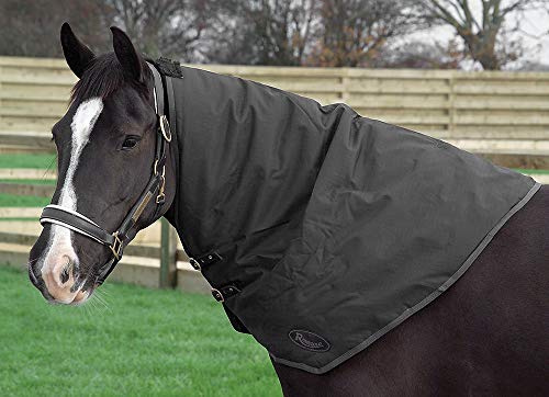 Rhinegold 0 Universal Neck Cover-Small-Black Nackenschutz, Schwarz, Größe S