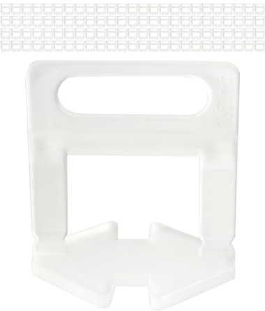 Croisillons auto-nivelants pour carrelage, Largeur de joint de 1,5 mm et hauteur de carreaux de 3 à 15 mm, 100 pièces, Système de nivellement carreaux, Aide à la pose, Outils carrelages, Entretoises