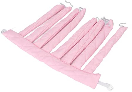 Ruban de bouclés pour dormir, idée cadeau de curling sans chaleur portable pour la nuit pour les cheveux longs mouillés pour les filles(rose)