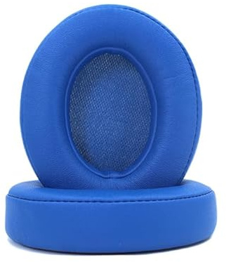 Cuscinetti auricolari di ricambio compatibili con cuffie Beats by Dr.Dre Studio 2.0 B0500 B0501 Wireless/Wired Studio 3.0 in pelle morbida e confortevole in memory foam resiliente (blu)