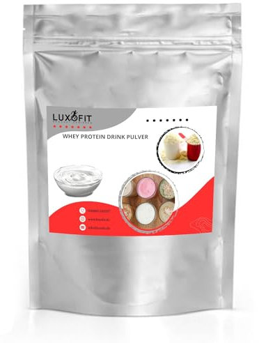 Luxofit Whey Proteinpulver mit L-Carnitin, Eiweißpulver, Fitnessshake mit verschiedenen Geschmacksrichtungen, Muskelaufbau Ergänzungsmittel, natürliche Aromen (1 Kg, Mascarpone)