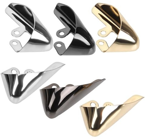 AOKWAWALIY Metal Shoes Pointed Protector High Heels Tip Cap Cover 6pcs Shoe Protector Head Cap Cover Pump Shoe Accessory for